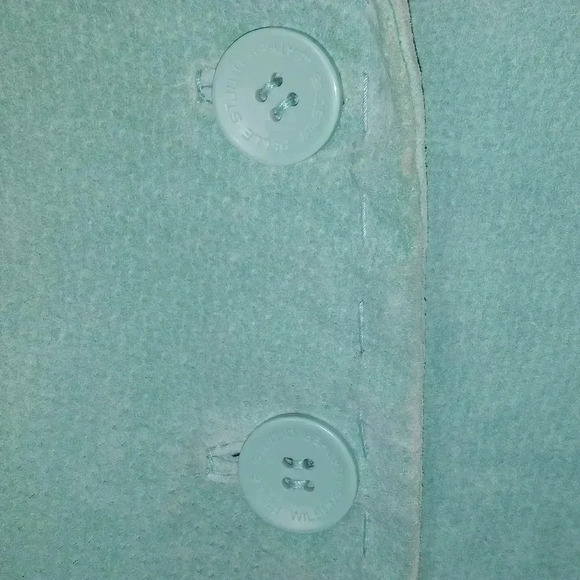 Wilson's Leather Pelle Studio Blue Leather Blazer - Picture 3 of 7